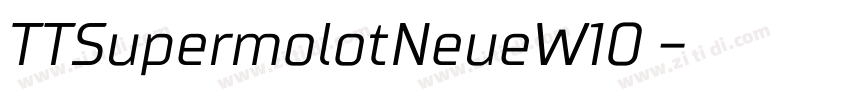 TTSupermolotNeueW10 字体转换